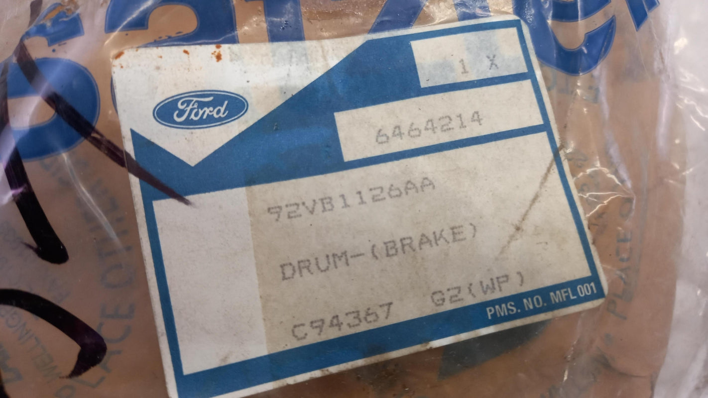 Original FORD Transit Bremstrommel 254 mm Hinten 6464214