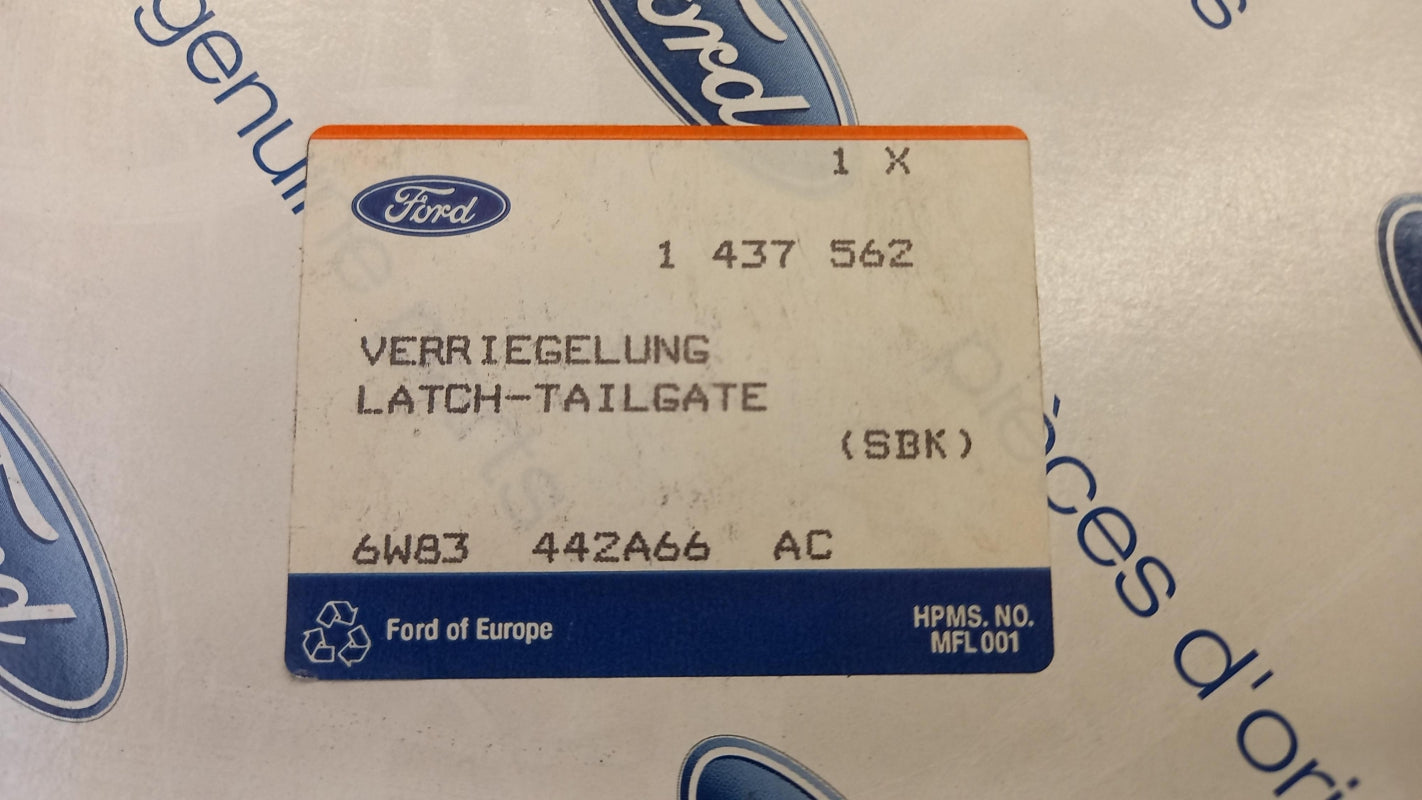 Original OE FORD Heckklappenschloss 1437562