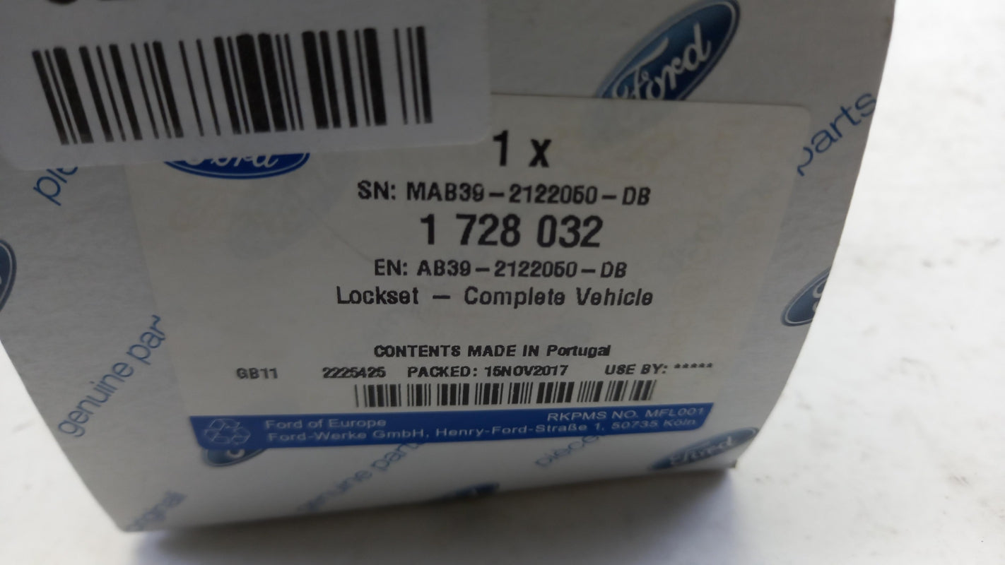 Original OE FORD Schließzylinder Satz 1728032