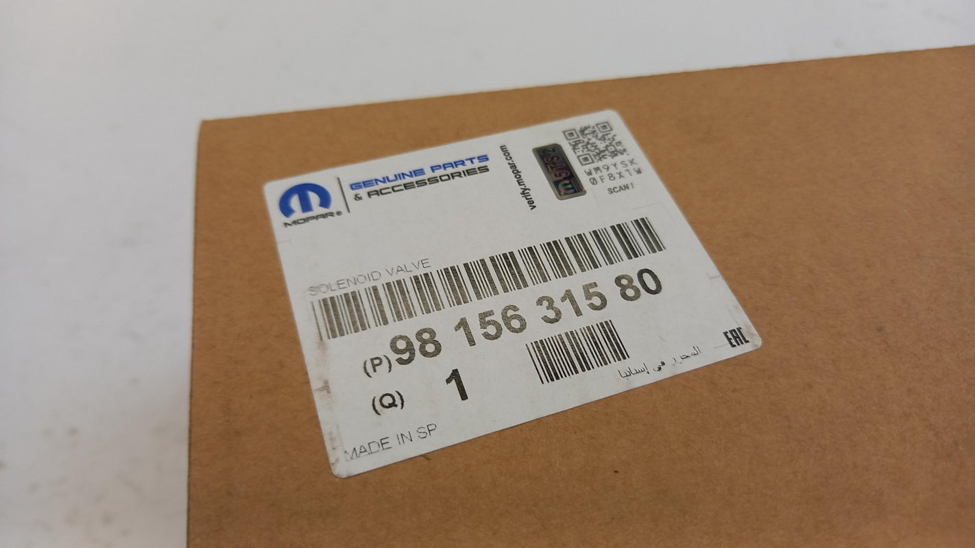 Original PSA C4 Picasso C5 2008 Jumper Bus 2.0 BlueHDi Magnetventil 9815631580