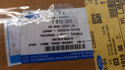 Original FORD Ranger 3 Schließzylinder Satz 1919596