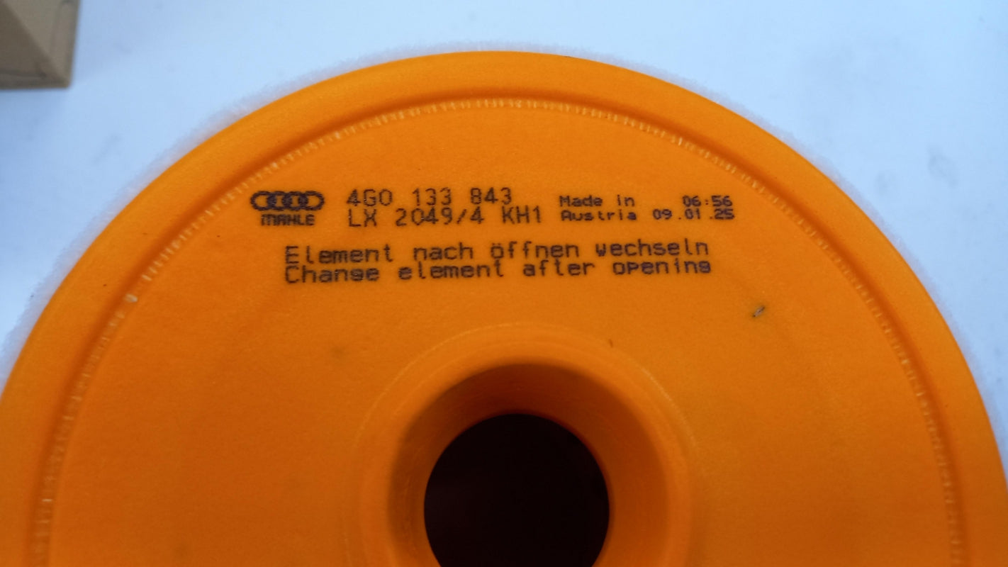 Original AUDI A6 S6 A7 3.0 TDI Motor Luftfiltereinsatz 4G0133843