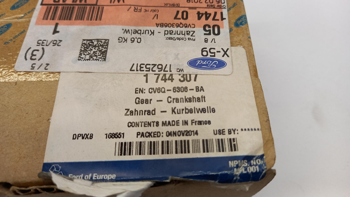 Original OE FORD Kurbelwelle Zahnrad 1744307