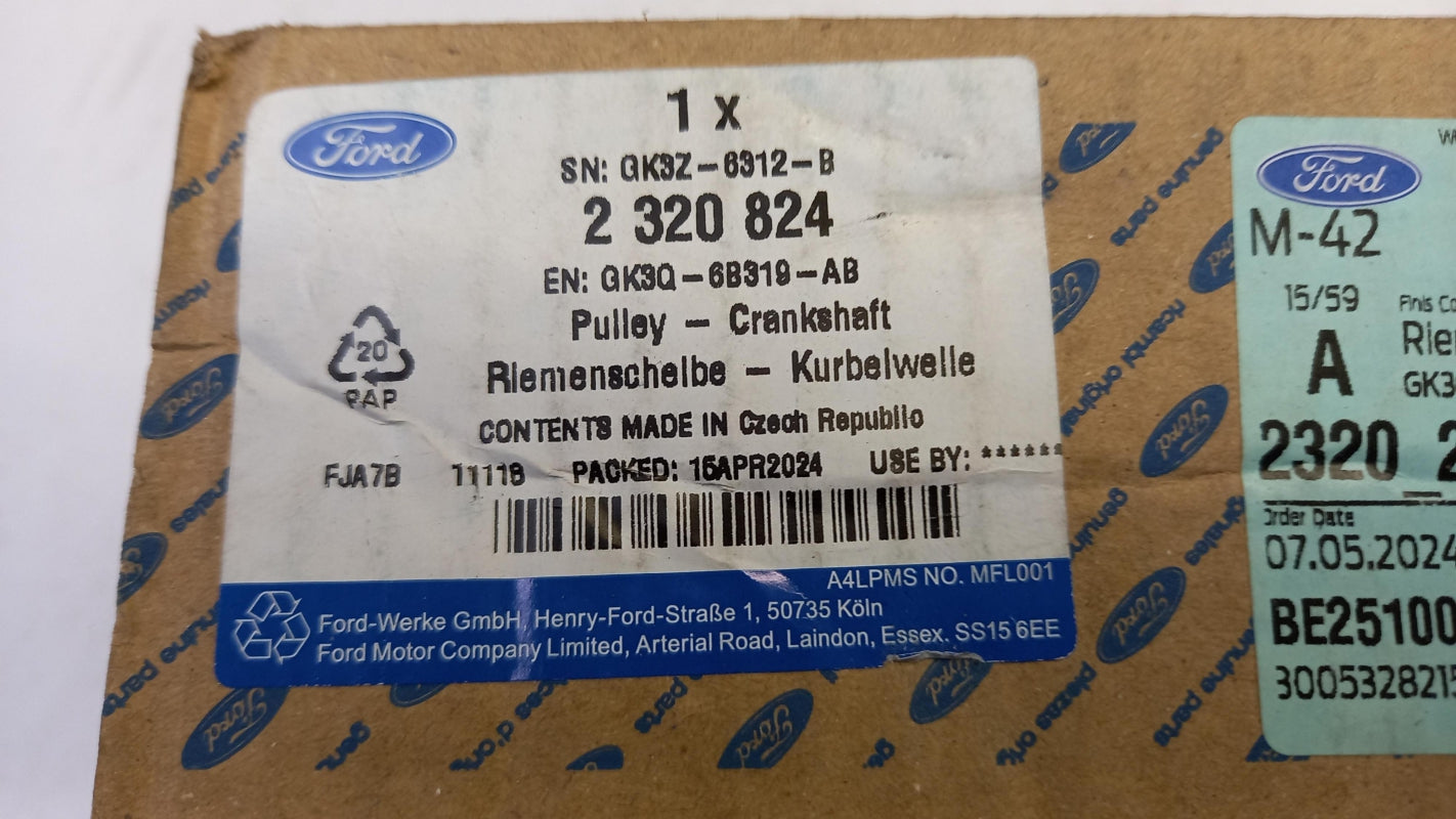 Original OE FORD Kurbelwelle Riemenscheibe 2320824