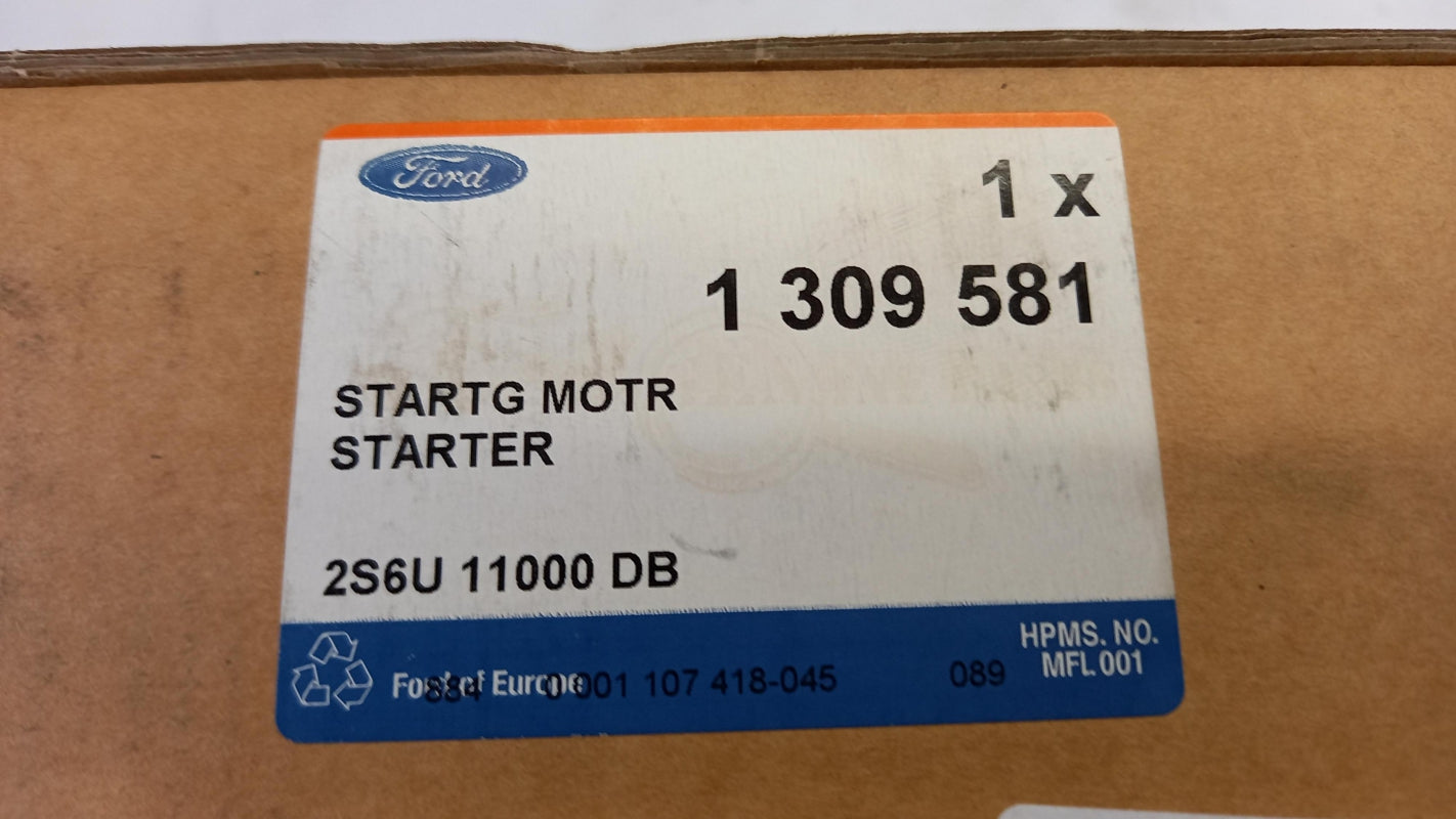 Original FORD Ford Ka Street Ka Fiesta V 1.3  Anlasser 1309581