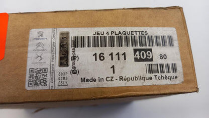 Original CITROEN C3 C4 Xsara PEUGEOT 206 207 Bremsbeläge vorne 1611140980