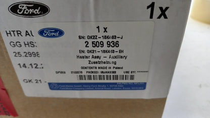 Original FORD Transit Custom MK8 Motorvorwärmung Heizelement 2509936