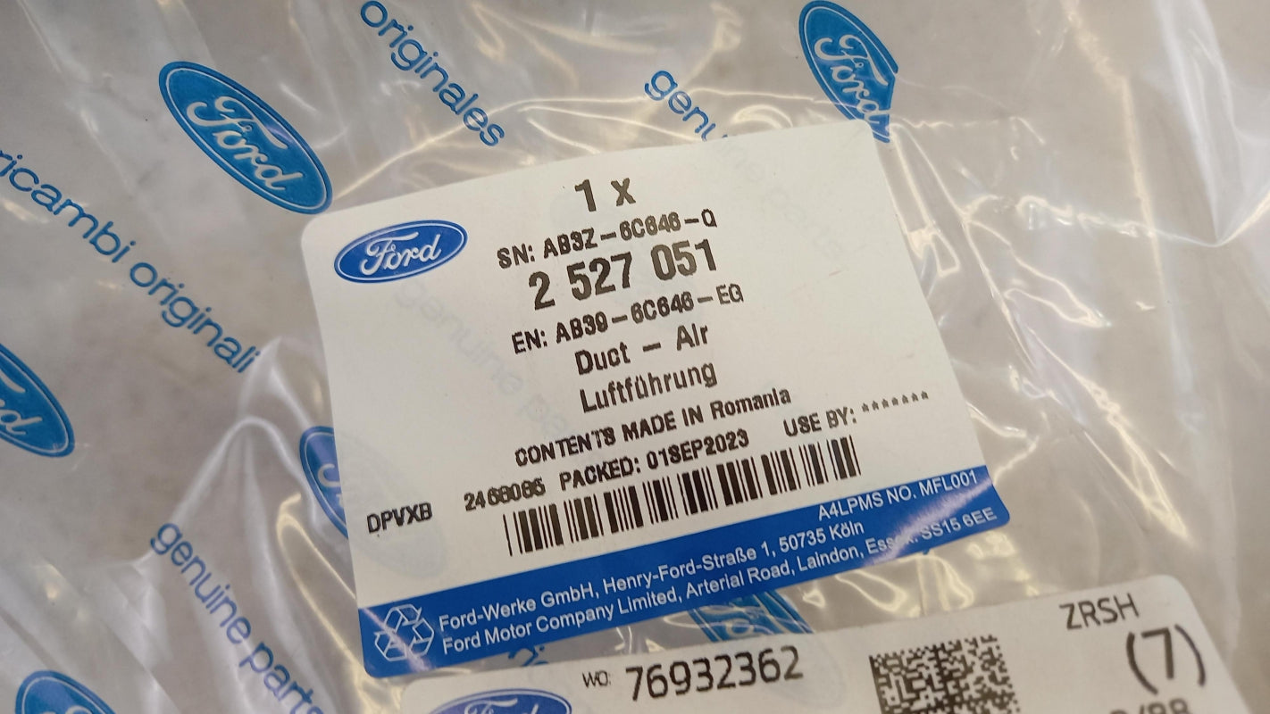 Original OE FORD Ladeluftschlauch 2527051