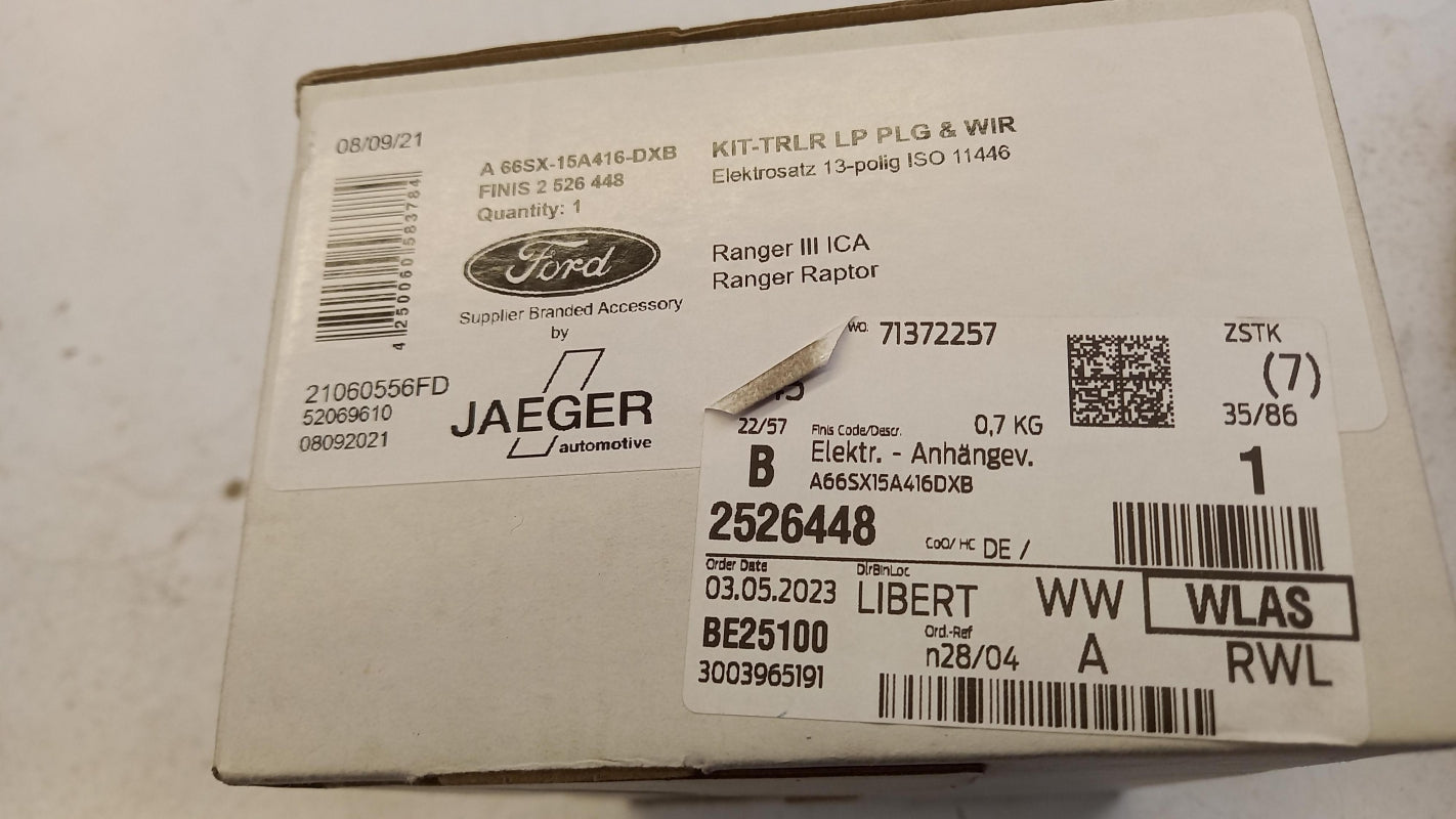 Original FORD Ranger 2011 (P375) Anhängerkupplung Elektrosatz 2526448