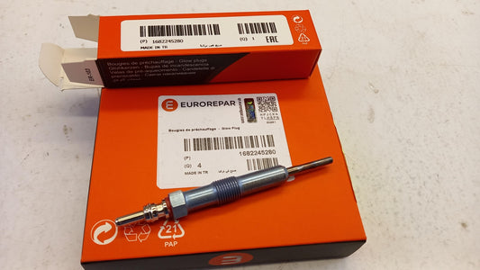 EUROREPAR für RENAULT Captur Clio IV DACIA Dokker NISSAN Glühkerze 1682245280