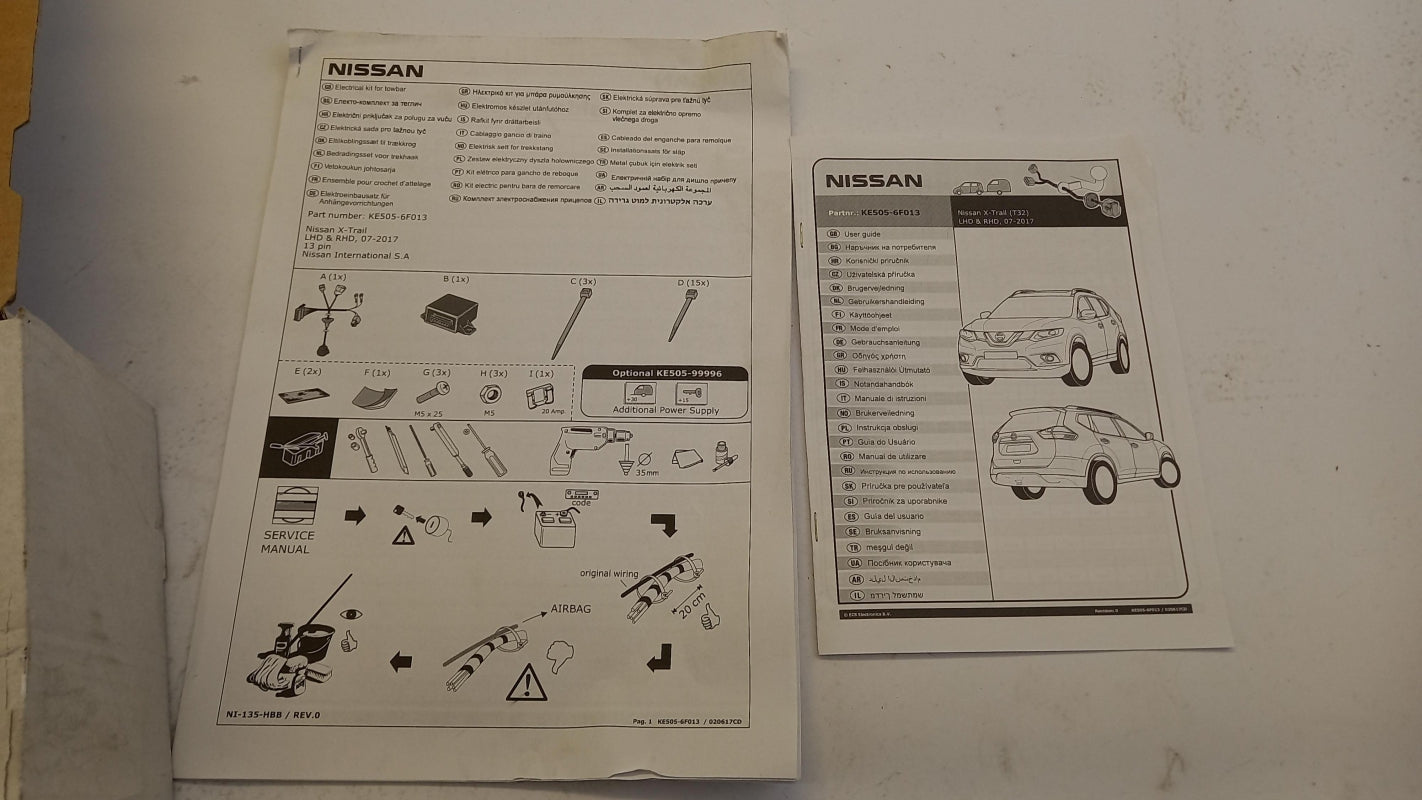 Original OE NISSAN Anhängerkupplung Elektrosatz KE5056F013