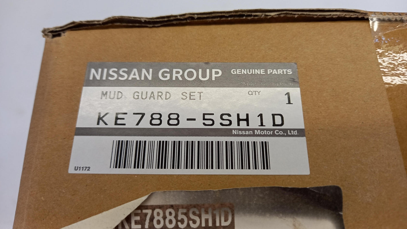 Original NISSAN Leaf II 2017> Schmutzfänger Vorne und Hinten KE7885SH1D