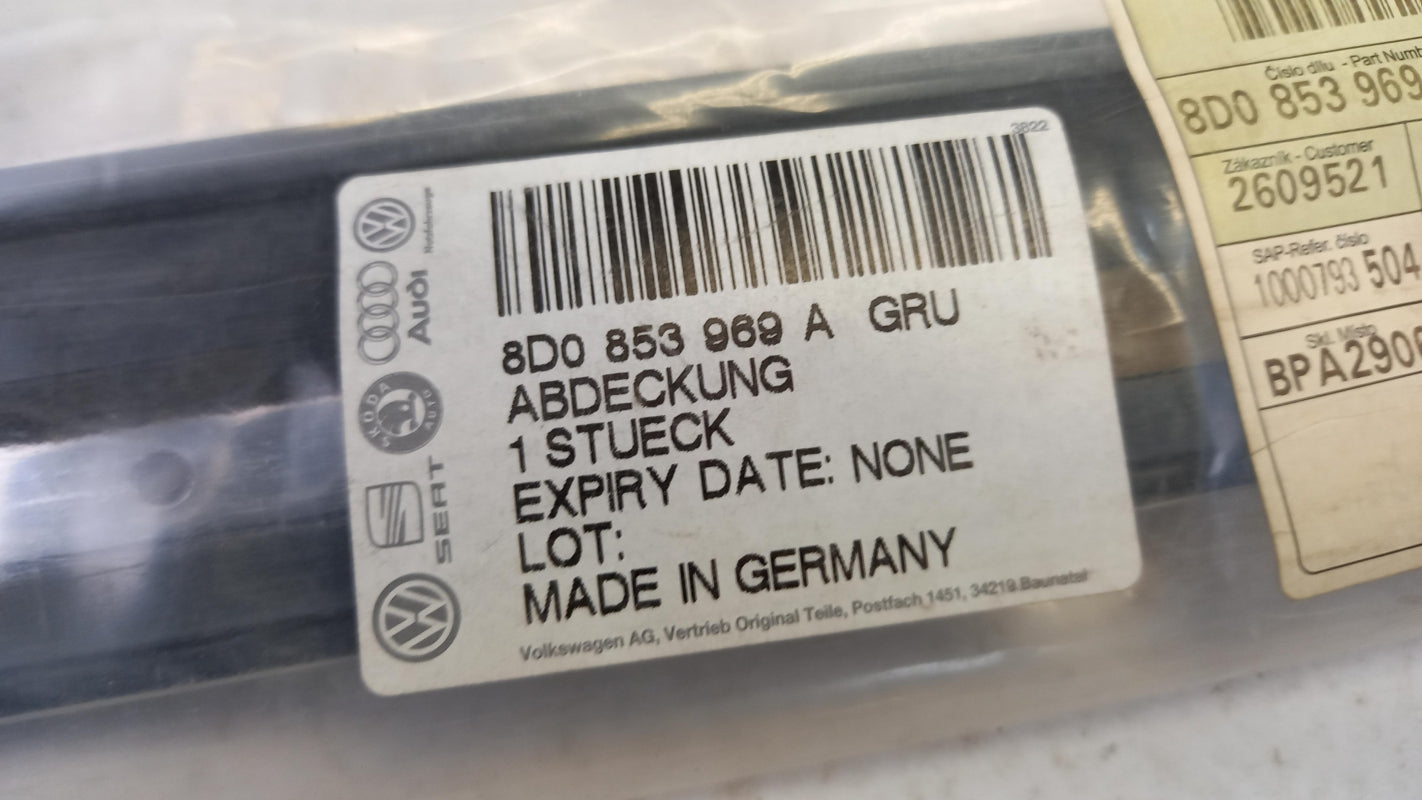 Original OE Volkswagen Tür Zierleiste 8D0853969AGRU