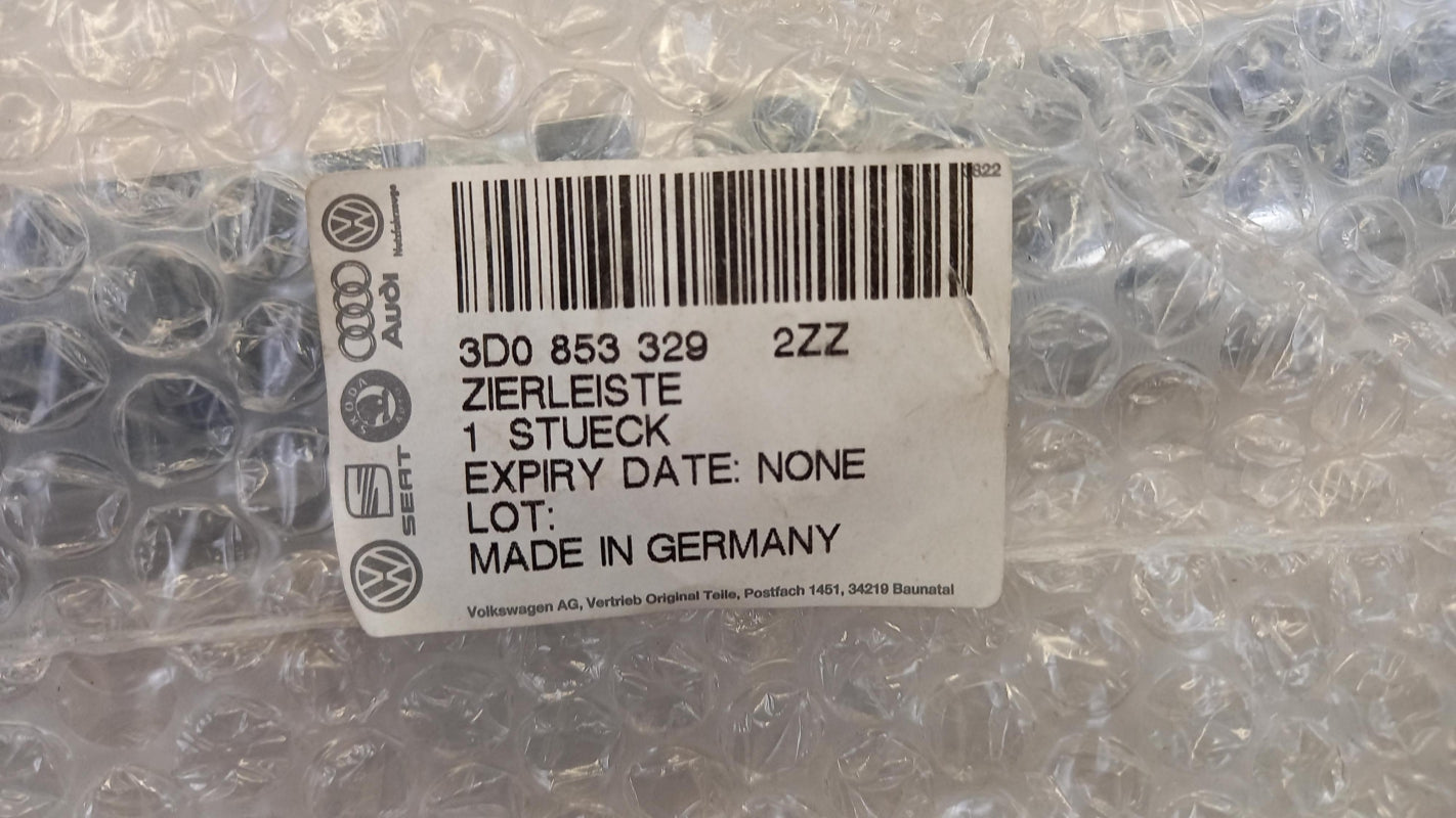 Original VW Phaeton 3D Stoßstangen Zierleiste chrom vorne mitten 3D08533292ZZ