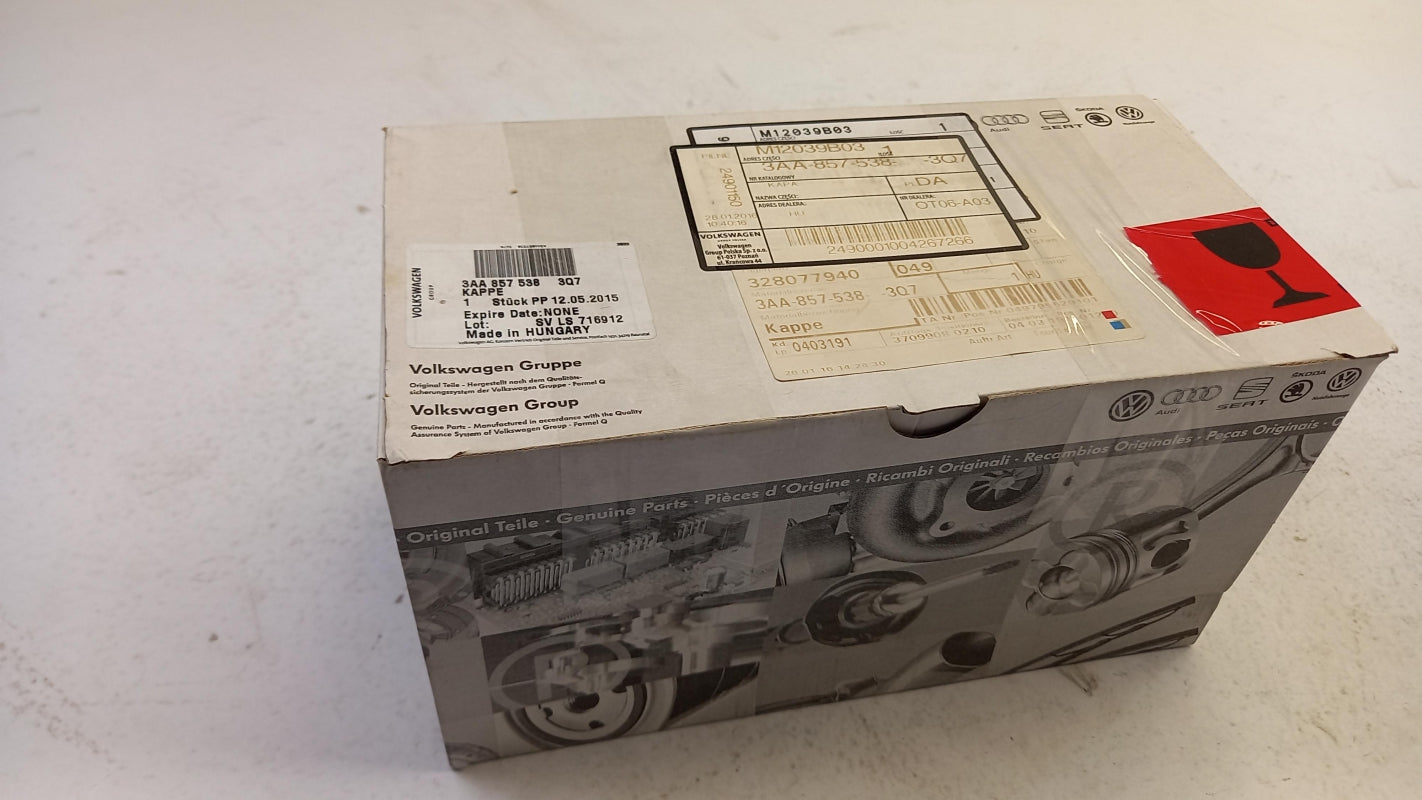 Original VW Passat B7 Beetle Scirocco Außenspiegelkappe alu rechts 3AA8575383Q7