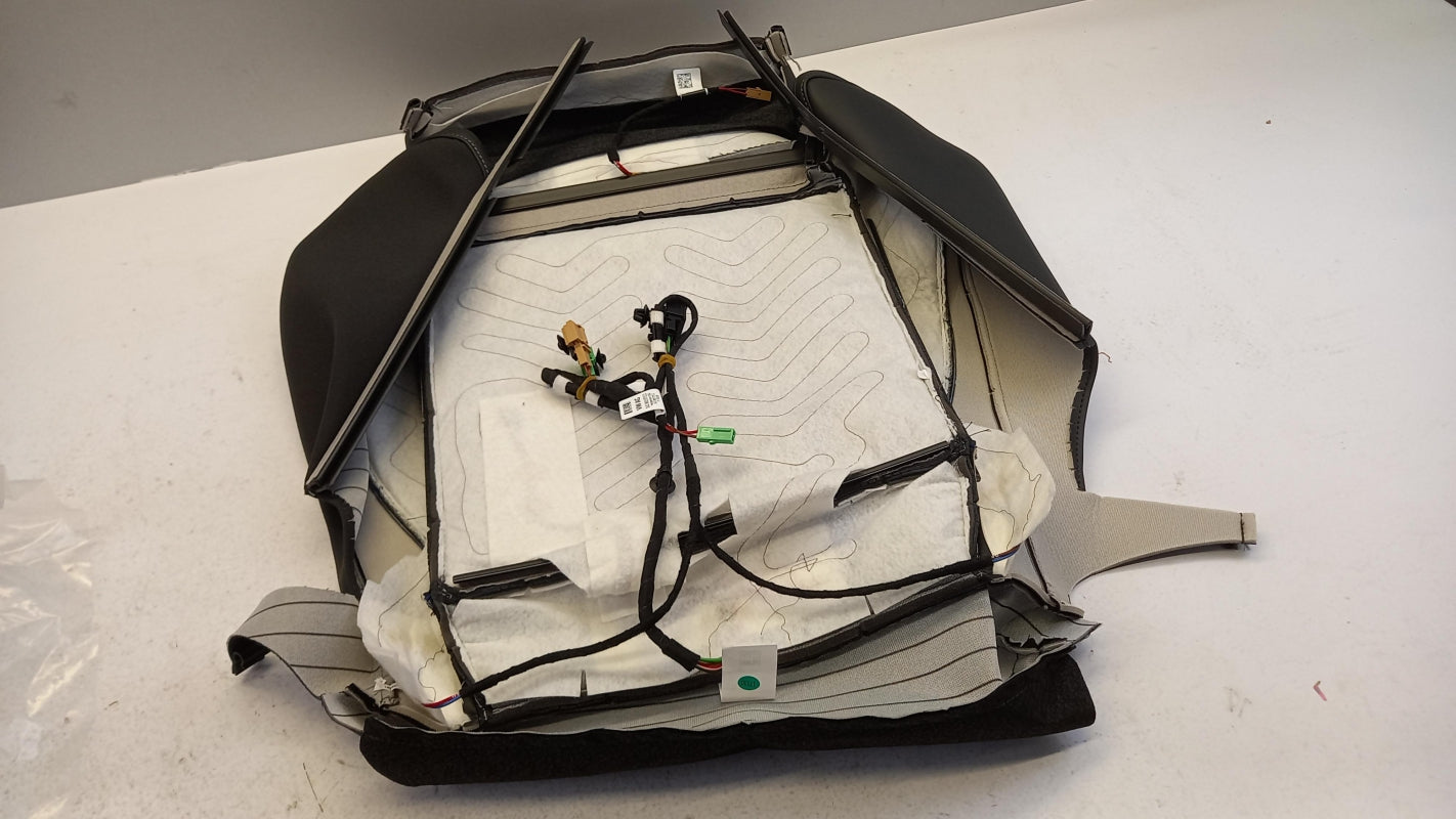 Original AUDI VW Sitzbezug mit Heizelement Schwarz/Blau/Anthrazit 3J0881405AMVOX