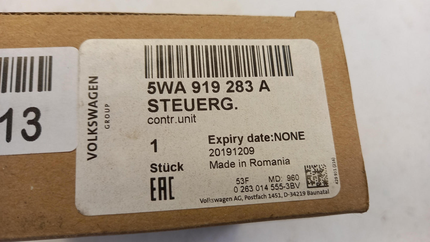 Original AUDI A3 8Y SKODA Octavia NN Einparkhilfe Steuergerät PDC 5WA919283A