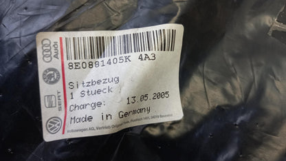 Original AUDI Audi A4 S4 Avant quattro (2001-2005) Sitzbezug links 8E0881405K4A3
