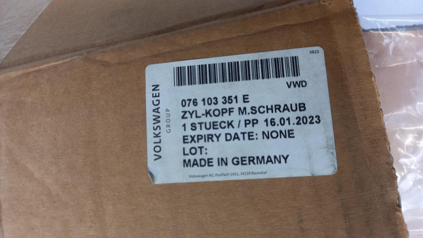 Original VW Crafter 2E 2006-2016 2.5 TDI Zylinderkopf 076103351E