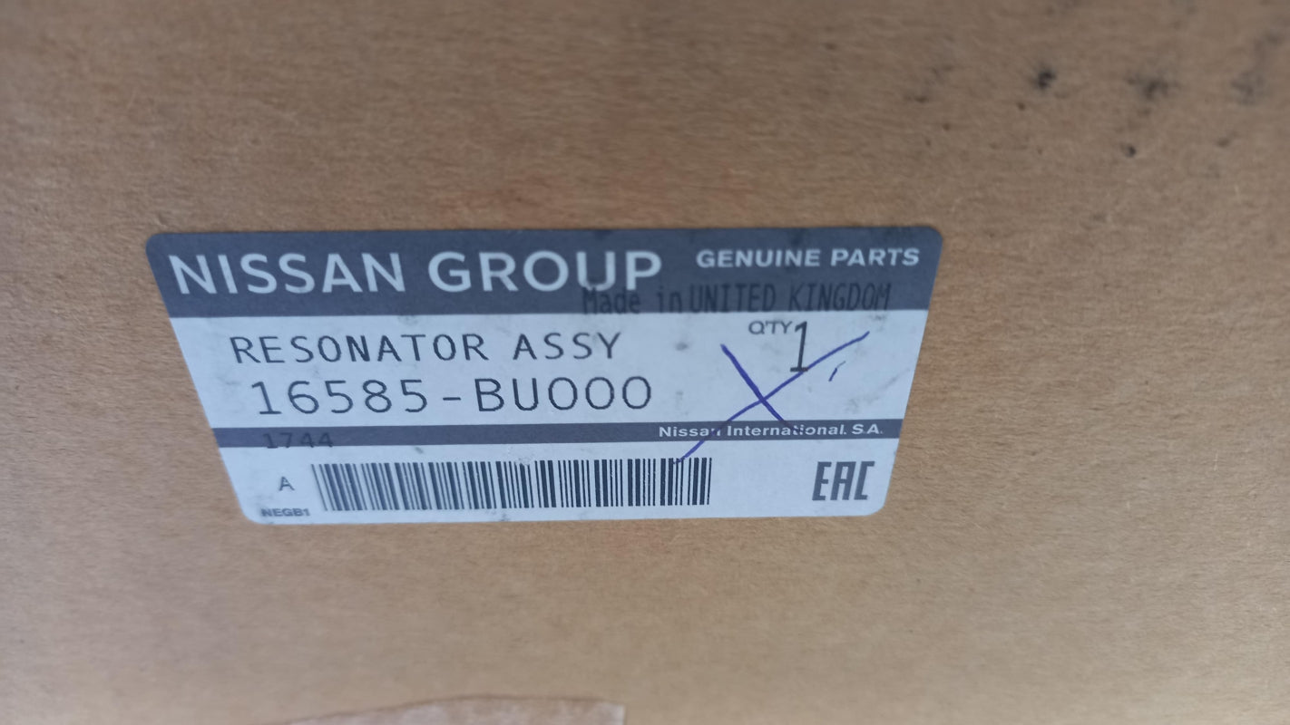 Original OE NISSAN Lufteinlass Resonator 16585BU000