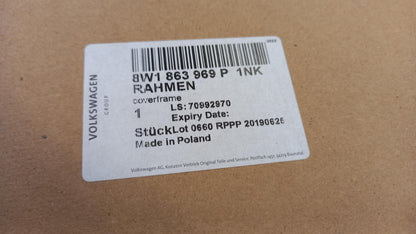 Original OE Volkswagen Mittelkonsole Teil 8W1863969P1NK