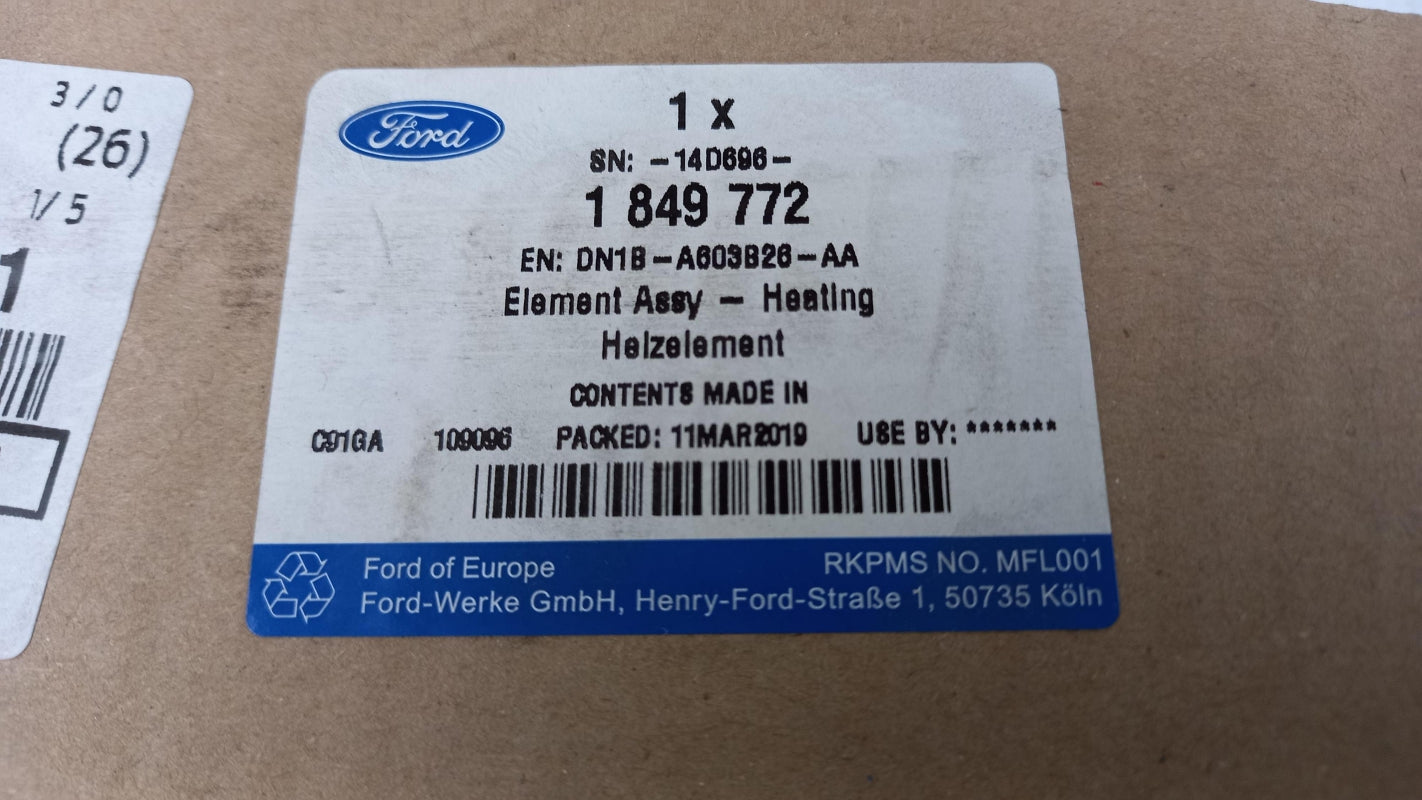 Original FORD EcoSport 2014- (CR1) Sitzheizelement vorne links/rechts 1849772
