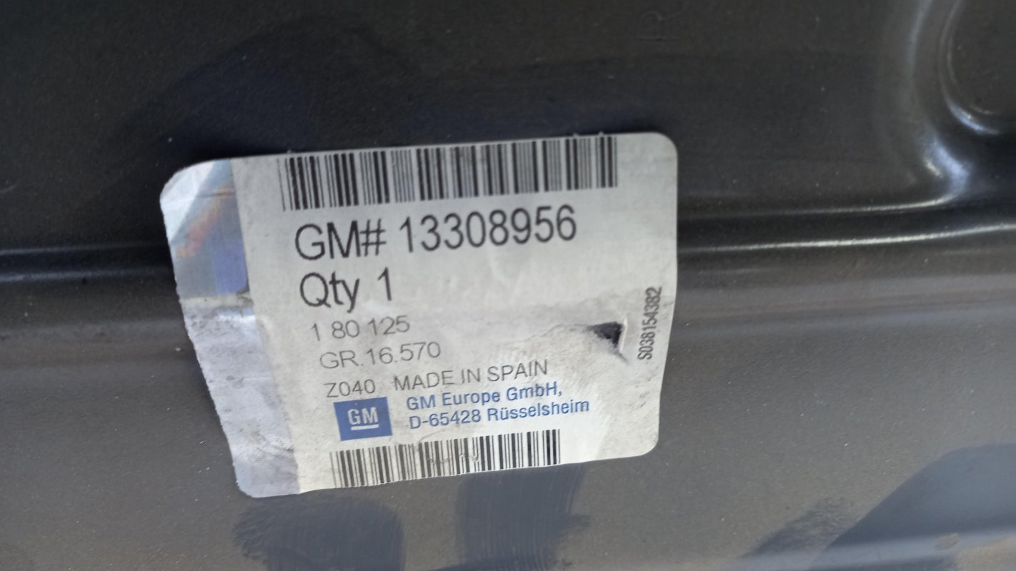 Original OPEL Meriva-B Schweller Verstärkung innen hinten rechts 13308956