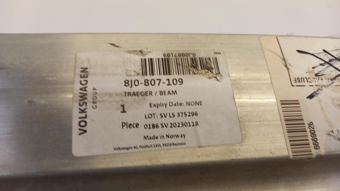 Original AUDI TT/TTS 8J 2007-2014 Stoßfängerträger vorne 8J0807109