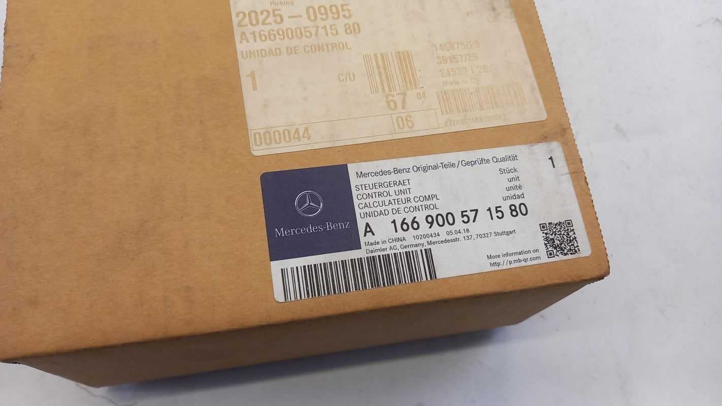 Original MERCEDES-BENZ GLK Klasse 2014 Steuergerät A166900571580
