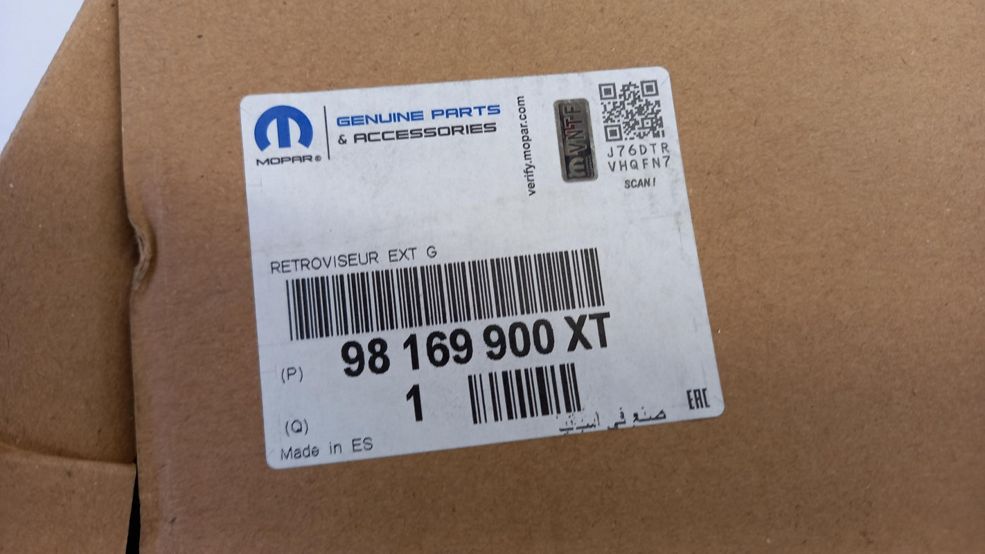 Original CITROEN Berlingo IV PEUGEOT Partner Außenspiegel links 98169900XT