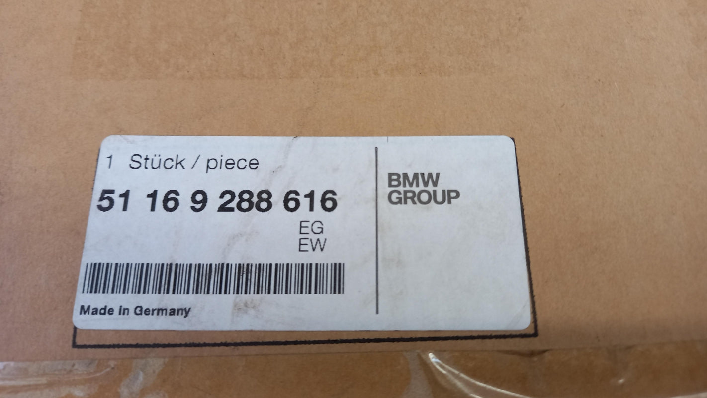 Original BMW 5er F10 F11 Abdeckung Mittelkonsole schwarz 51169288616