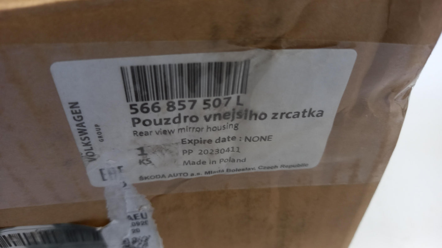 Original SKODA Kodiaq 2017-2024 Außenspiegel Gehäuse Links 566857507L