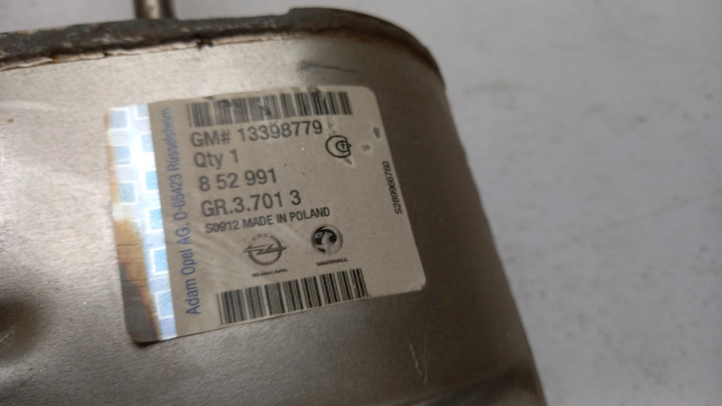 Original OE OPEL Abgasanlage Schalldämpfer 13398779