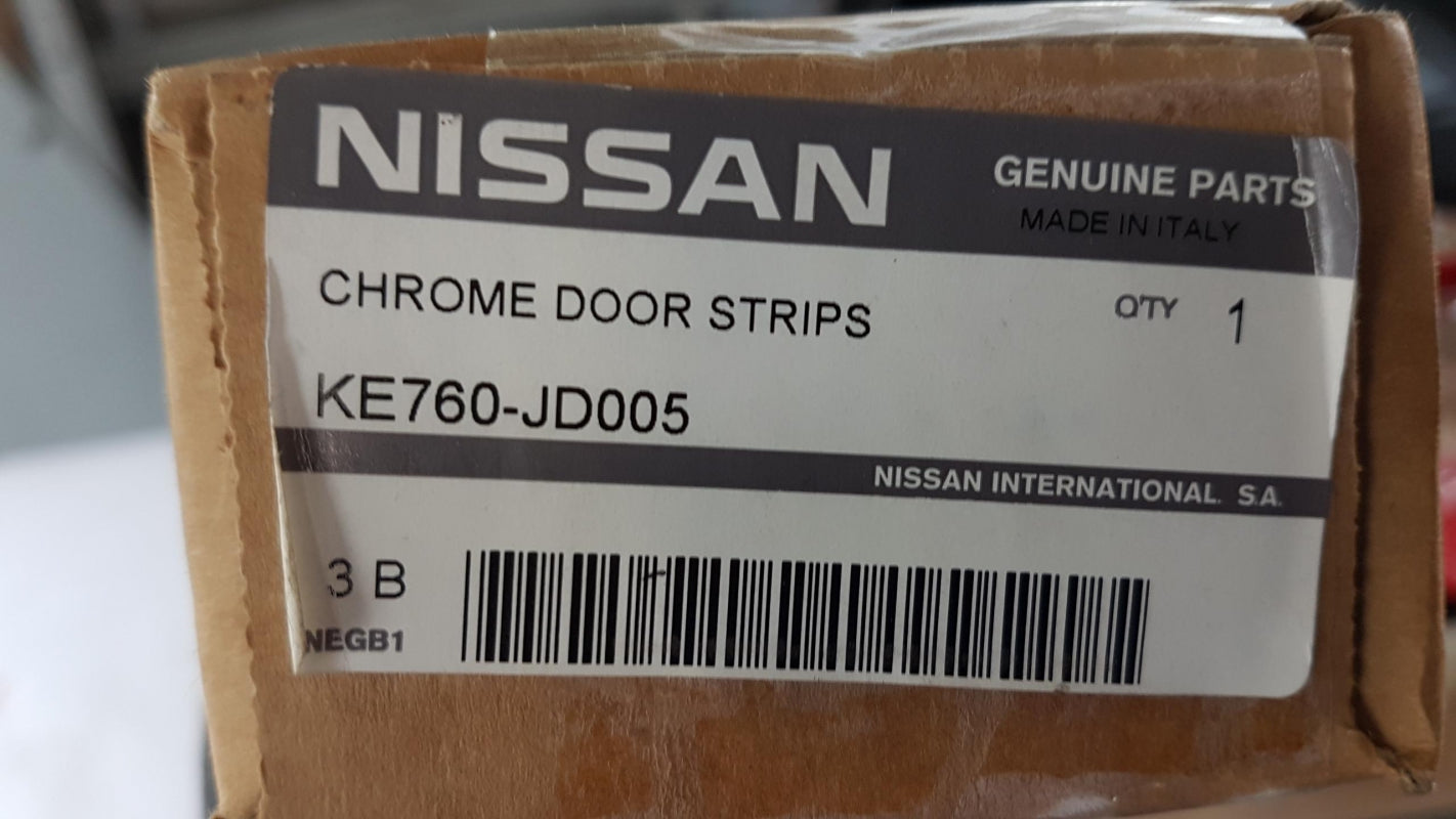 Original NISSAN Qashqai 06-13 Türzierleisten Satz 4 st. Chrome KE760JD005