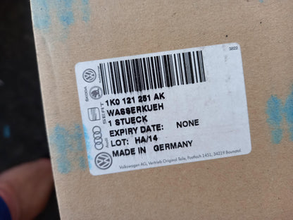 Original VOLKSWAGEN Golf Mk5 (1k) AUDI A3 (8P) Wasserkühler 1K0121251AK