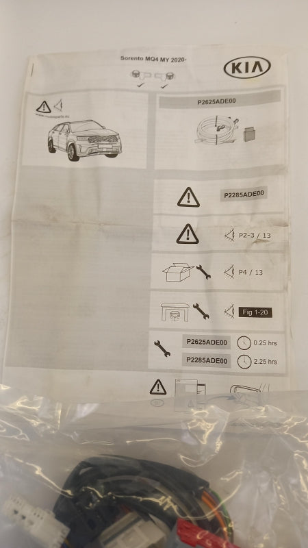 Original KIA Sorento 2020-2024 Anhängerkupplung Elektrosatz P2625ADE00