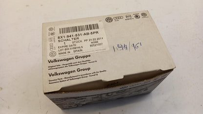 Original AUDI A1 8X Q3 8U Lichtschalter soulschwarz 8X1941531AB5PR