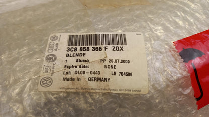 Original OE Volkswagen Instrumententafel Verkleidung 3C8858366FZQX