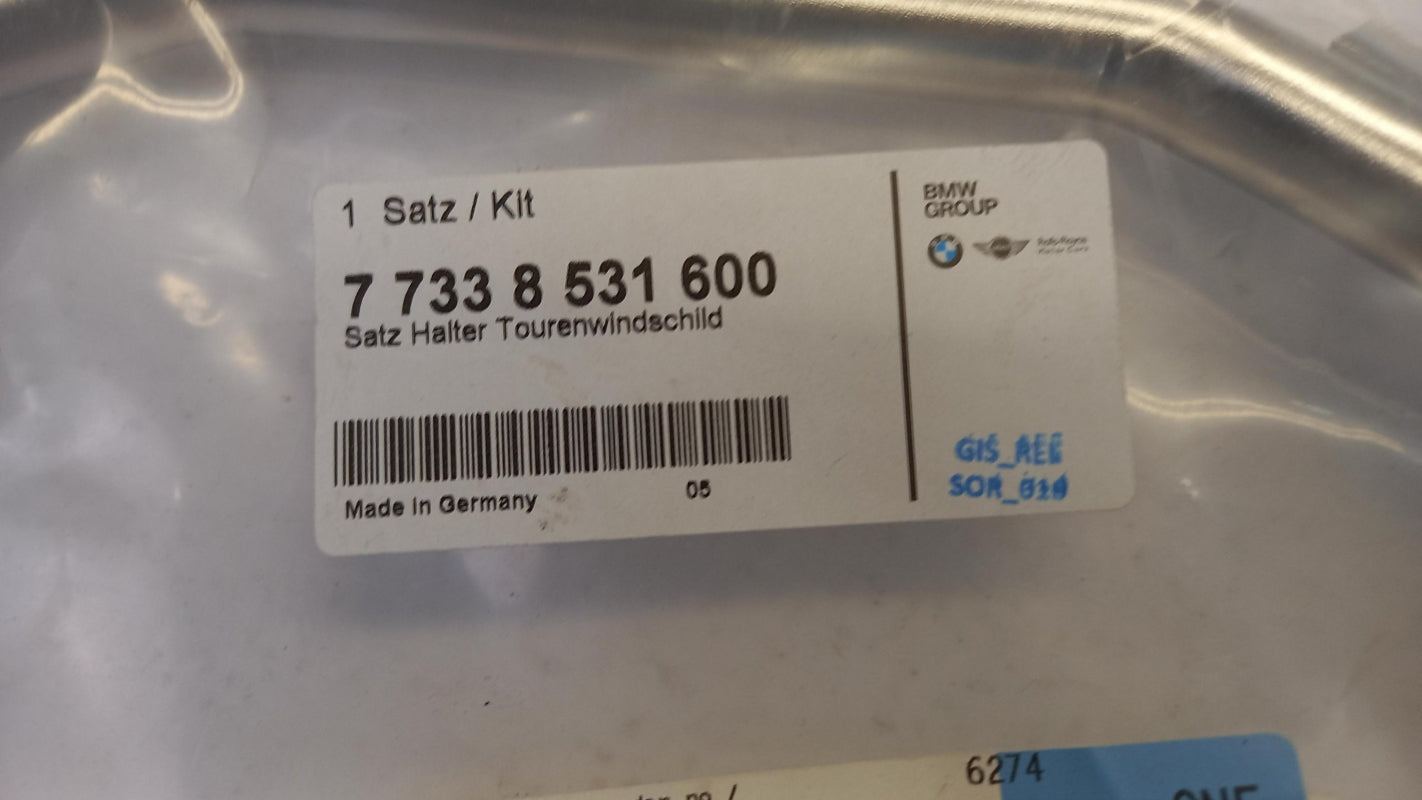 Original BMW K72 Motorrad Windschildhaltersatz 77338531600