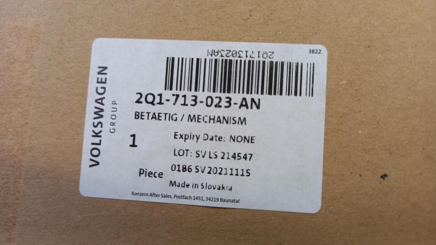 Original AUDI e-tron GT VW T-Cross C1 Schalthebel Schaltbetätigung 2Q1713023AN