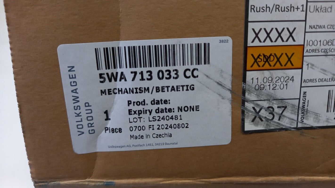 Original OE Volkswagen Schaltmechanismus 5WA713033CC