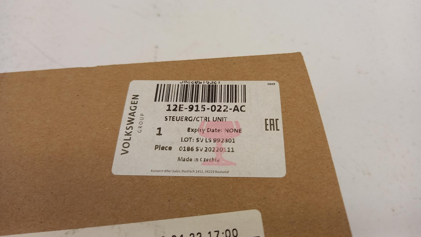 Original AUDI e-tron GT VW e-Up! Batterieladespannung Steuergerät 12E915022AC