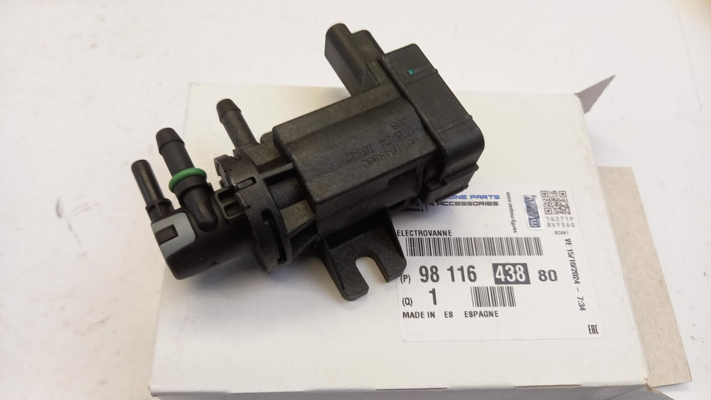 Original CITROËN Berlingo C-Elysee C3 PEUGEOT Expert Magnetventil 9811643880