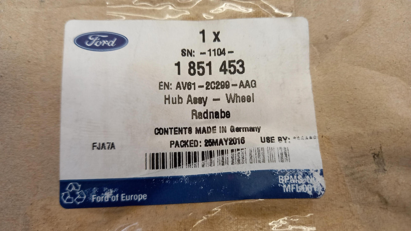 Original FORD C-Max II 2010–2019 Grand C-Max Radlager Radnabe hinten 1851453