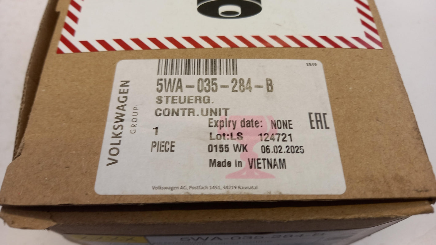 Original AUDI A1 Q3 SKODA Superb VW Transporter T-Roc Steuergerät 5WA035284B