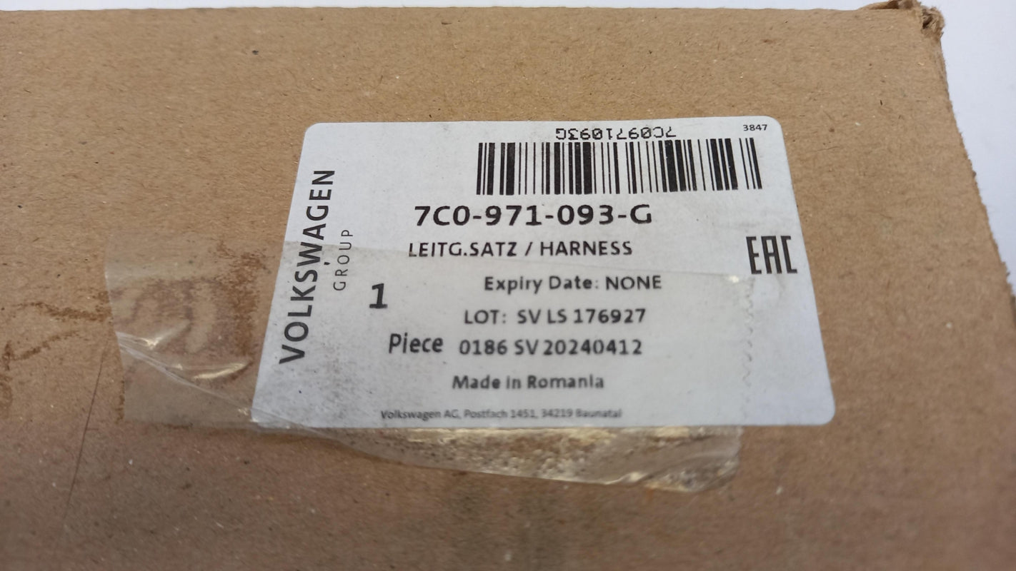 Original VW Crafter SC 2017- Kabelsatz für Stoßstange hinten 7C0971093G