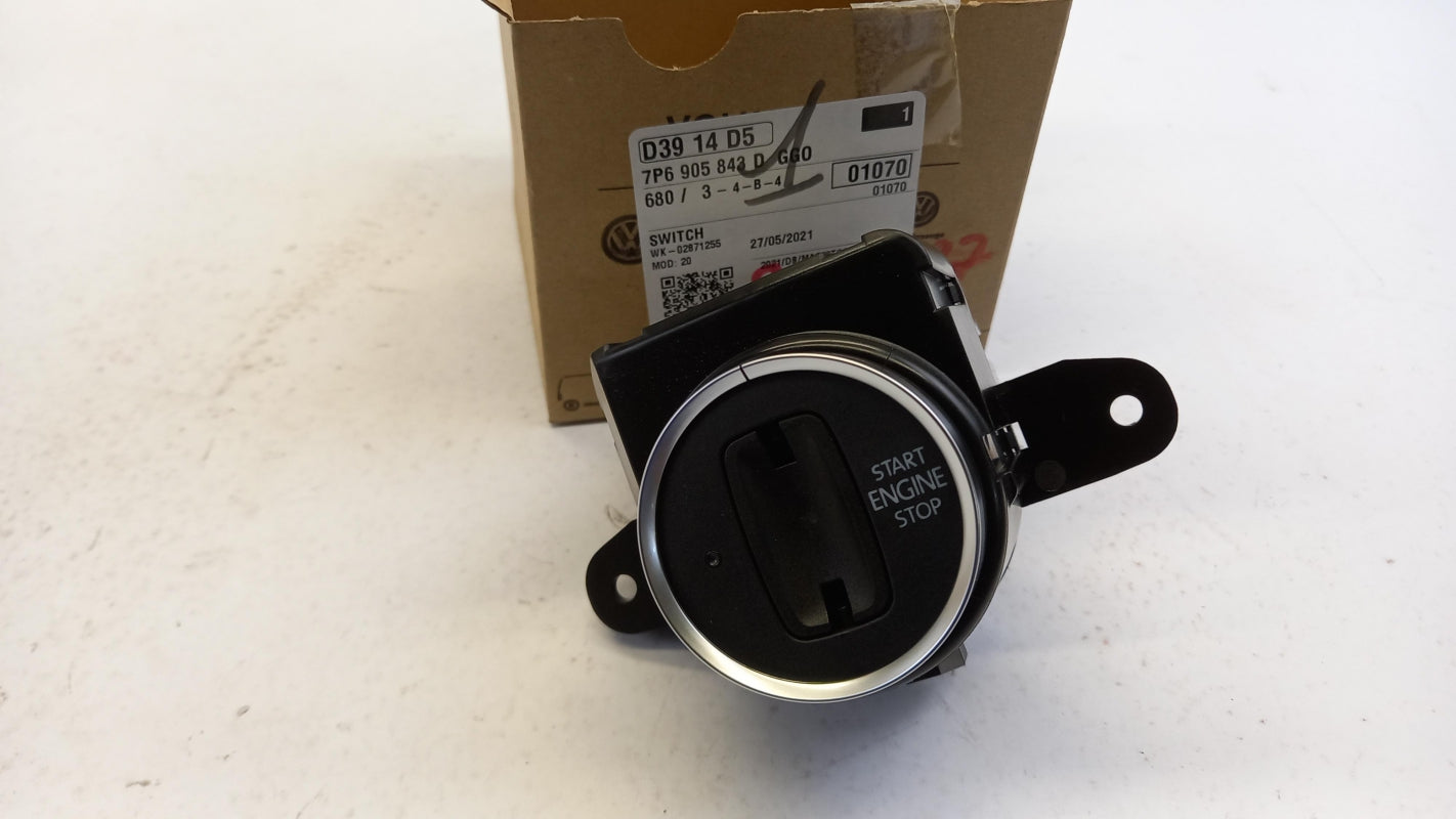 Original VW Touareg 7P 11-18 Zündanlassschalter satinschwarz/alu 7P6905843DGGO