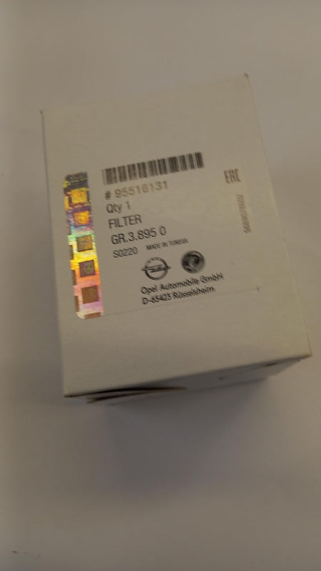 Original OPEL Astra Corsa Vectra Zafira Kraftstofffilter 95516131