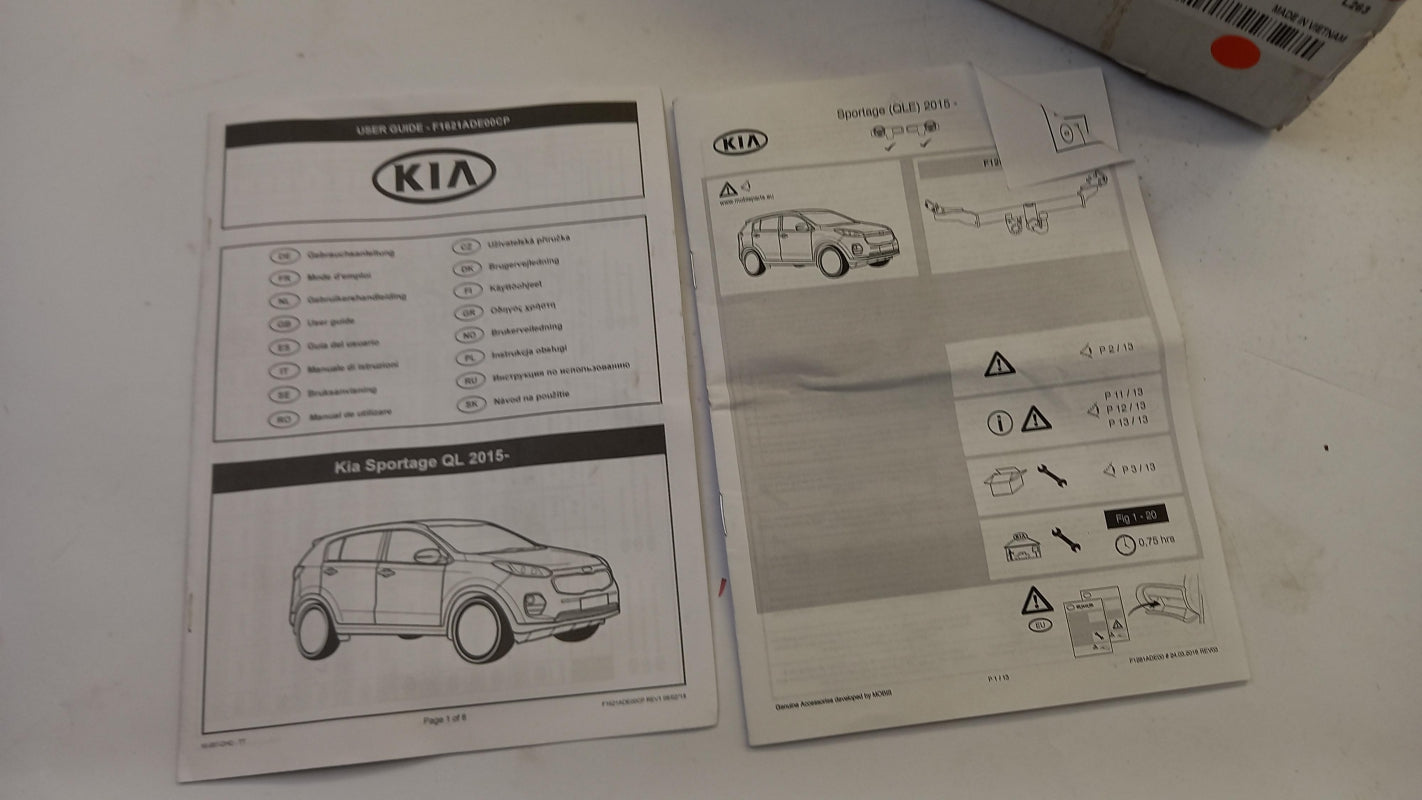 Original KIA Sportage QL Anhängerkupplung Elektrosatz 13-polig F1621ADE00CP