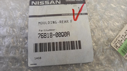 Original NISSAN NV 400 Kotflügel Zierleiste rechts hinten 7681800Q0A